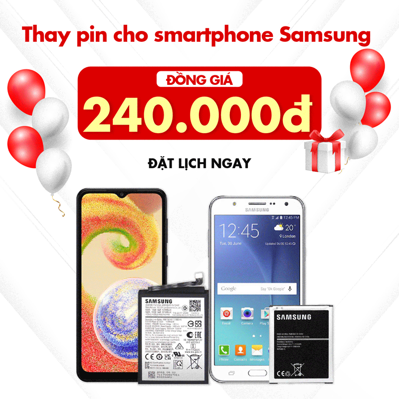 thay pin samsung 240 ngàn