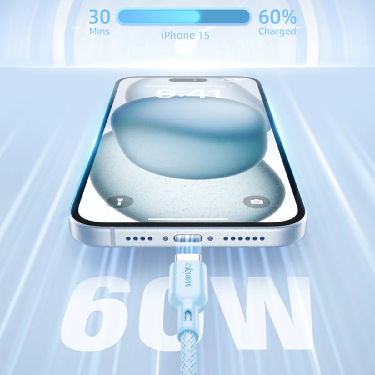 Cáp Innostyle Powernova USB - C to Type C 1.5M 60W