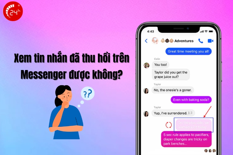 Có thể xem tin nhắn đã thu hồi trên Messenger không?