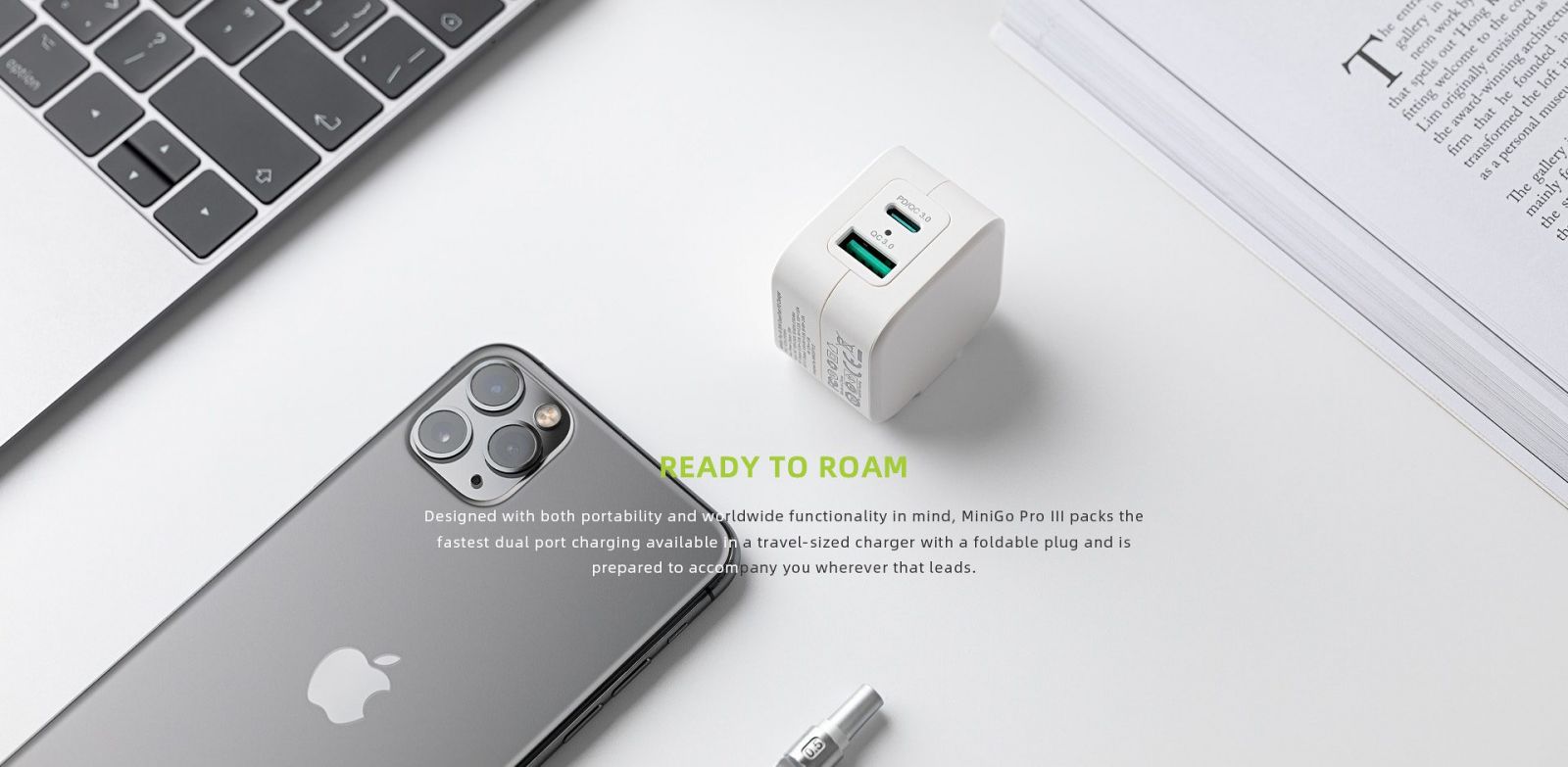 Sạc nhanh Innostyle Minigo Pro III Dual PD/QC 3.0 20W