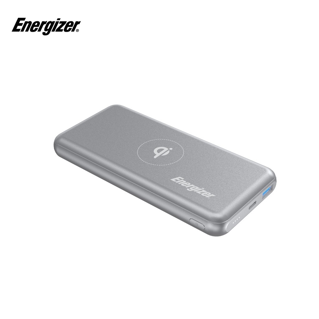 Sạc dự phòng Energizer 10000mAh Tích hợp sạc không dây & Sạc nhanh 18W