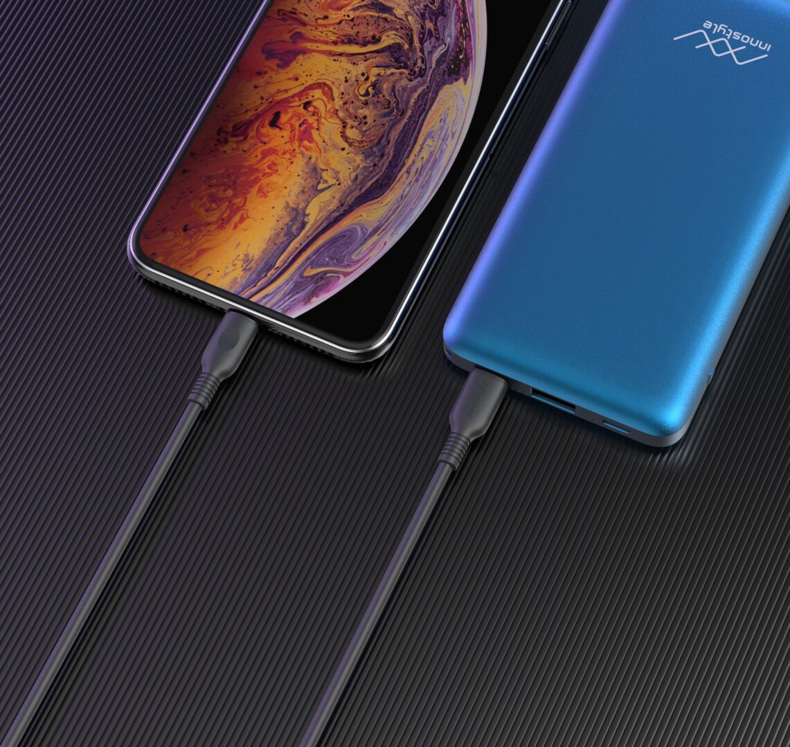 Cáp Innostyle Jazzy USB - C to Lightning Cable 1.2M Black