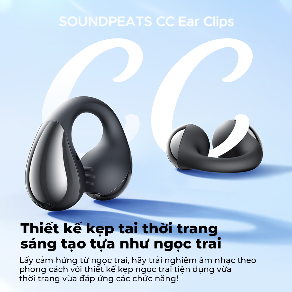 Tai nghe Bluetooth thể thao SoundPEATS Pearlclip Pro