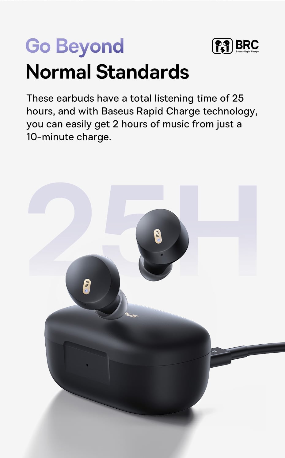 Tai nghe Bluetooth True Wireless Baseus Bowie E18 Tai nghe Bluetooth True Wireless Baseus Bowie E18