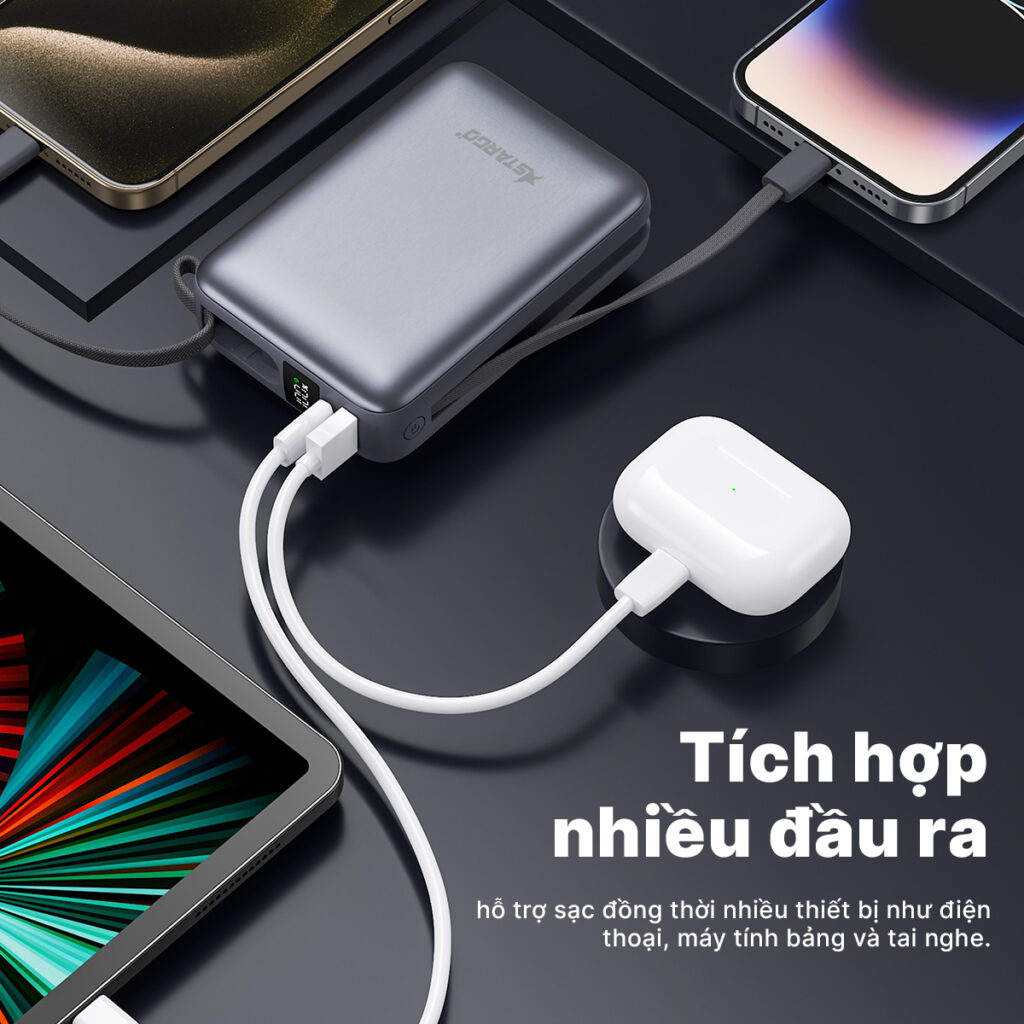 Sạc dự phòng StarGO Star X2 20000mAh 22.5W