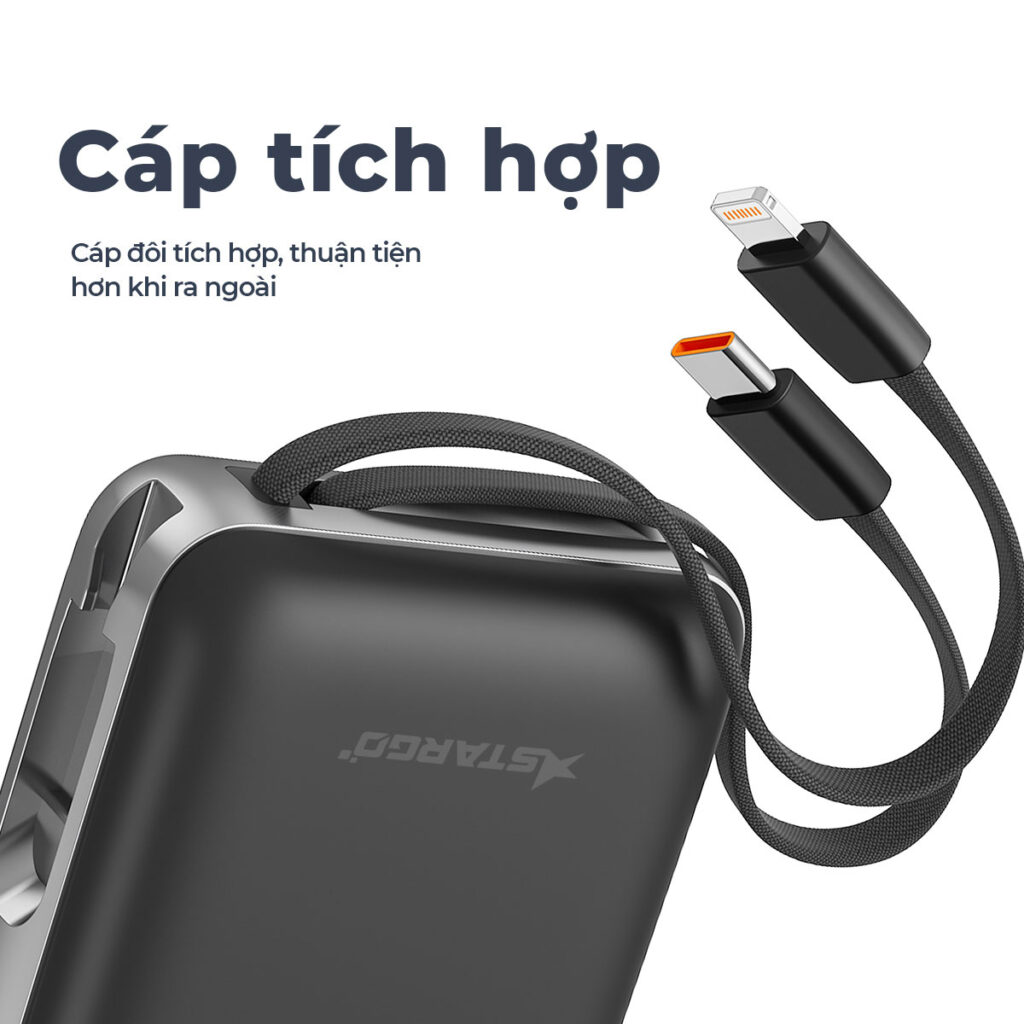 Sạc dự phòng StarGO Star X1 10000mAh 22.5W