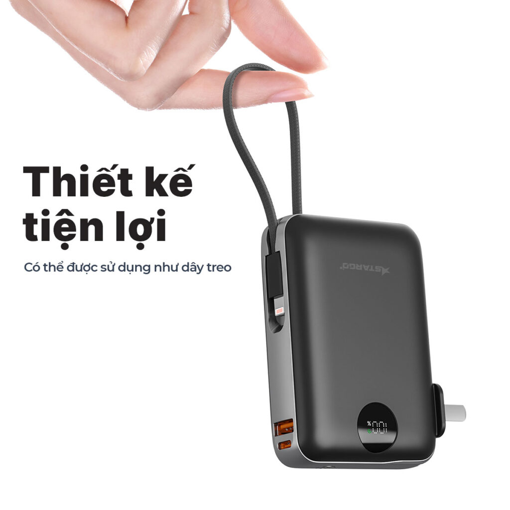 Sạc dự phòng StarGO Star X1 10000mAh 22.5W