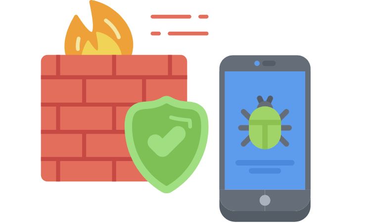 Kiểm tra tường lửa/phần mềm virus