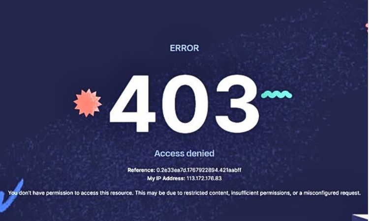 Nguyên nhân gây ra lỗi 403