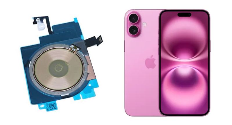 Thay cáp sạc không dây NFC iPhone 16