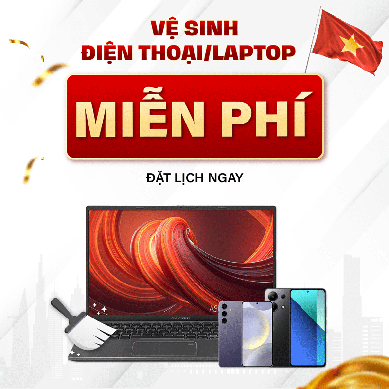 vệ sinh miễn phí