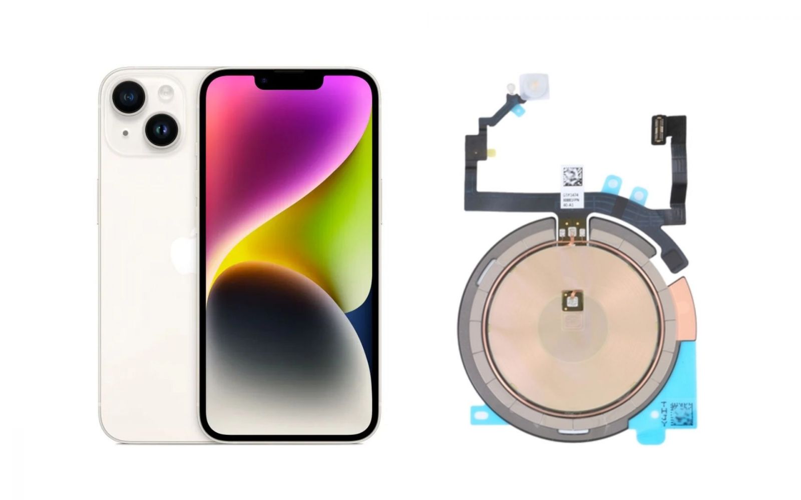 Thay cáp sạc không dây NFC iPhone 14