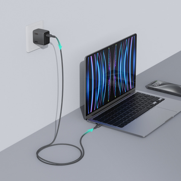 Cáp Aukey CB-DCC063 C-C 60W 1M