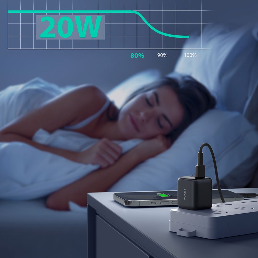 Sạc nhanh Aukey PD 20W PA-B1T Omnia 1C 