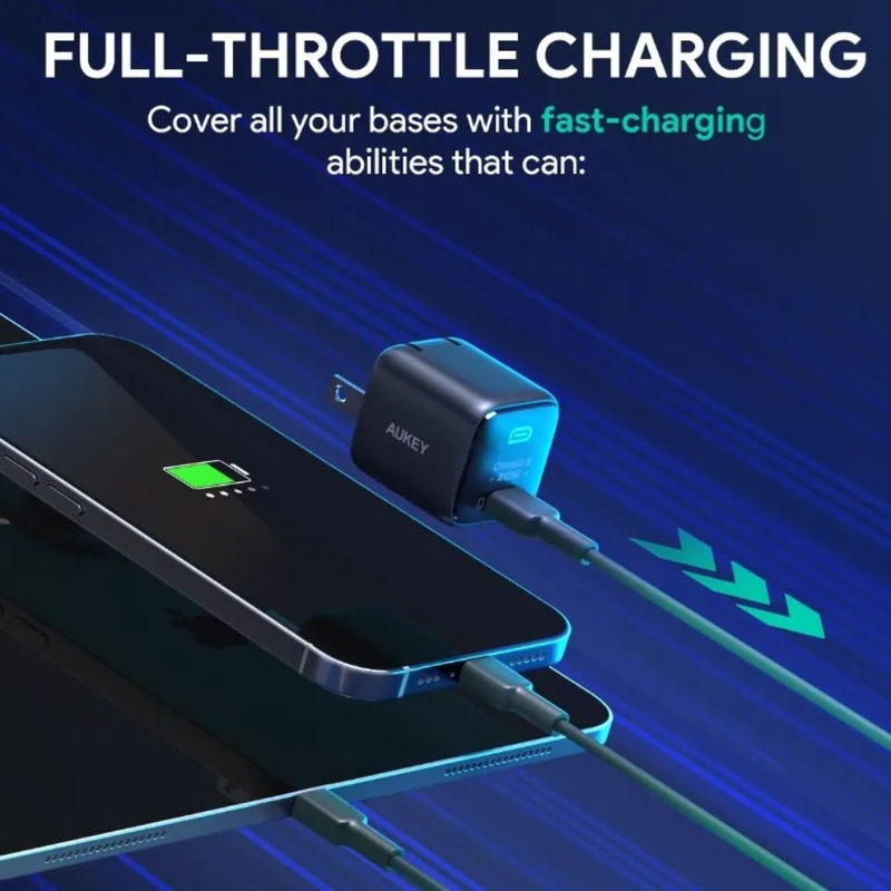 Sạc nhanh Aukey PD 20W PA-B1T Omnia 1C 