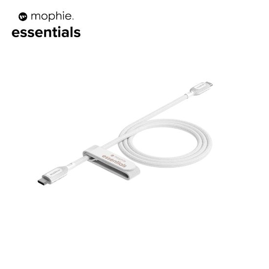 Cáp USB-C to USB-C (60W) Mophie Essential 1M