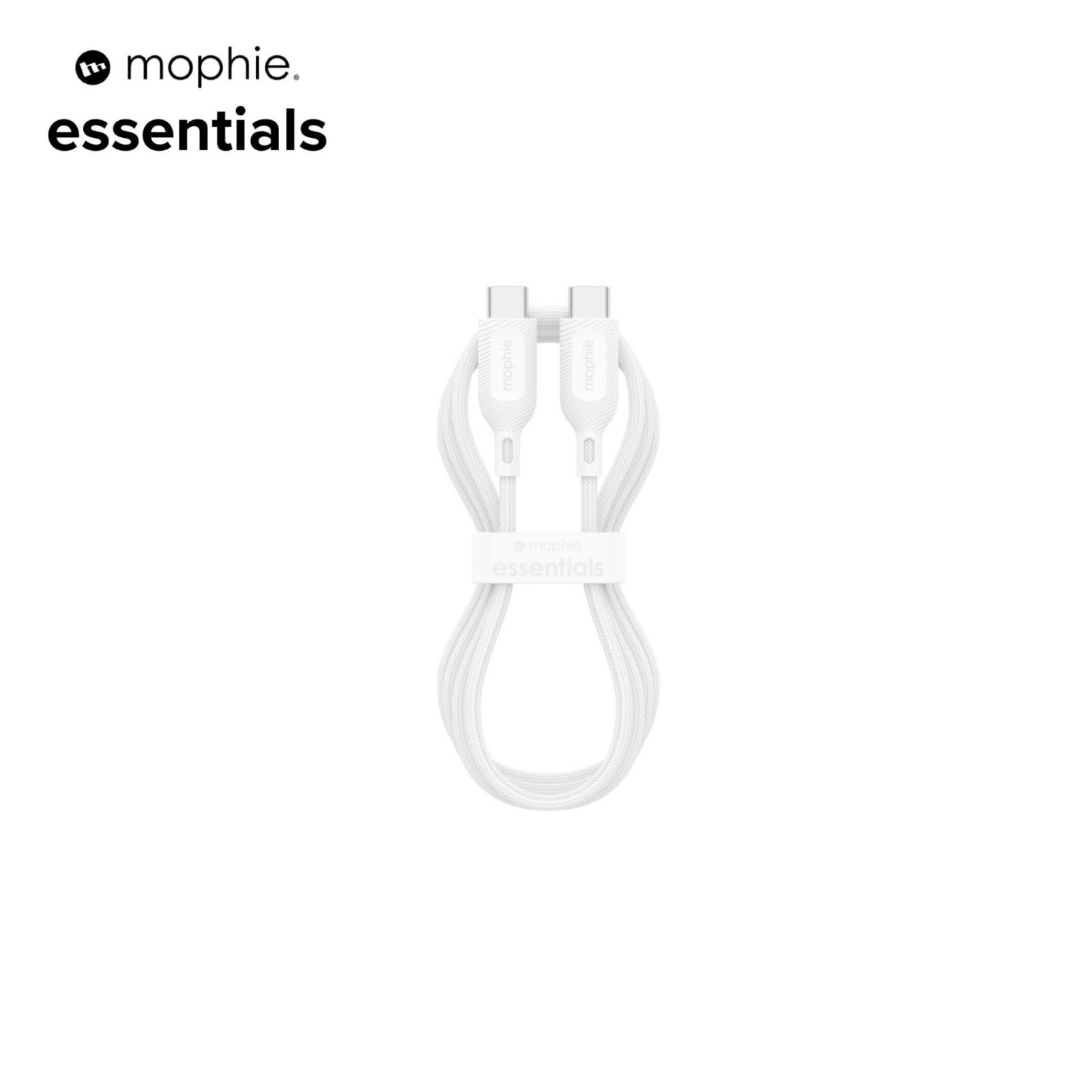 Cáp USB-C to USB-C (60W) Mophie Essential 1M