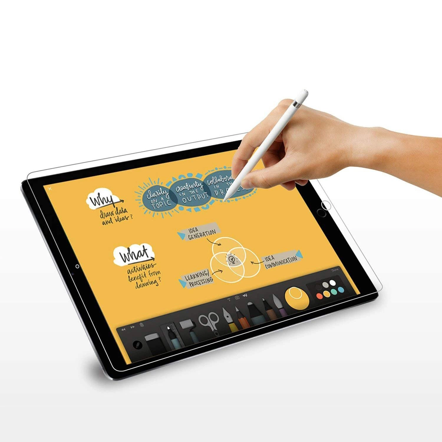 Miếng dán cường lực iPad Mini 6/Mini 7 8.3 inch