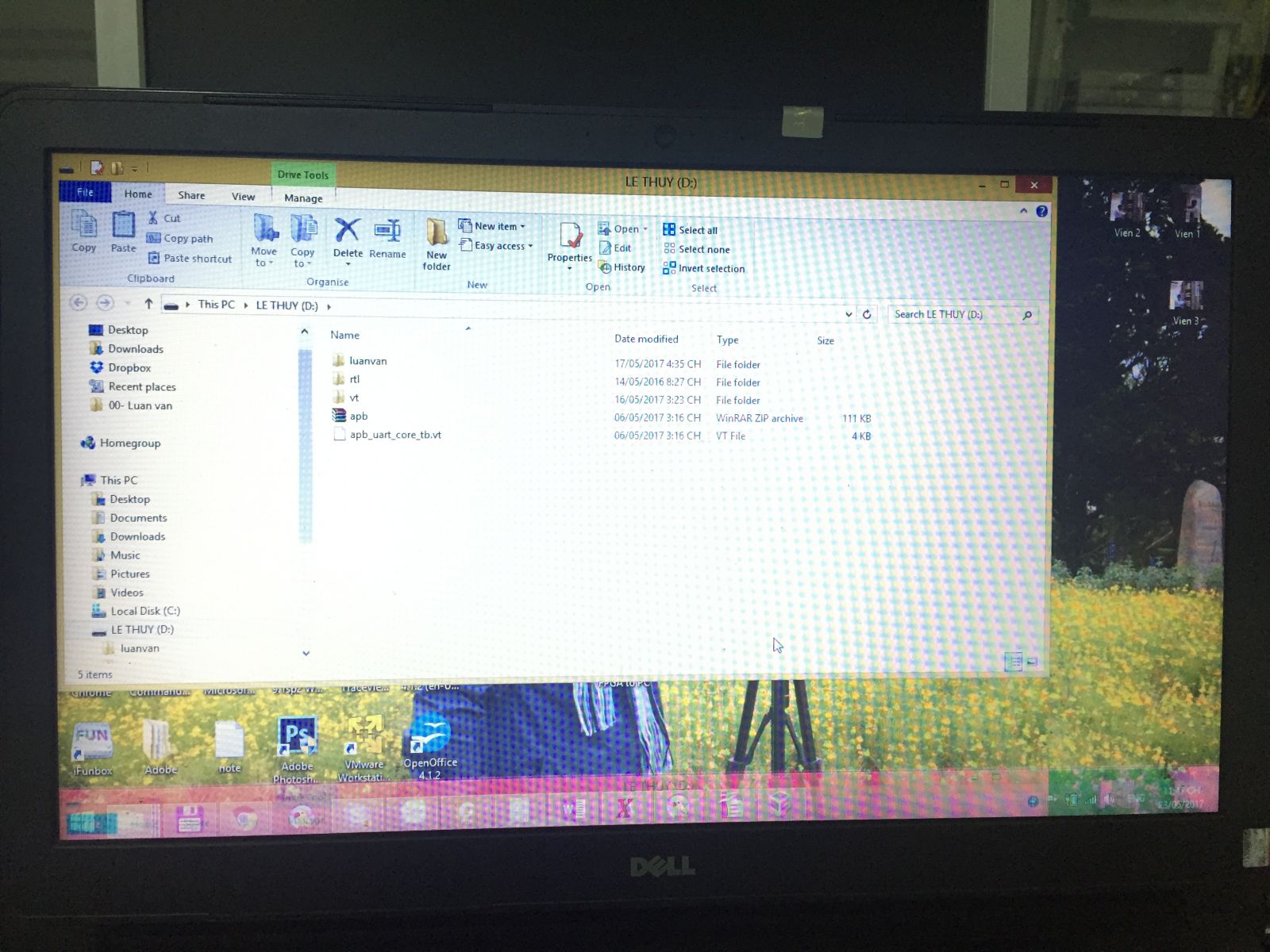 Thay màn hình laptop Dell Vostro 15 inch 3520