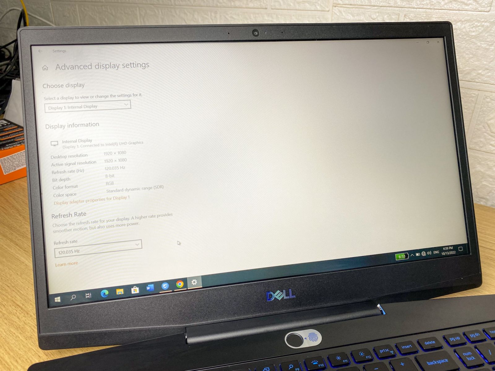 Thay màn hình laptop Dell G3 15 inch SE 3500 Thay màn hình laptop Dell G3 15 inch SE 3500