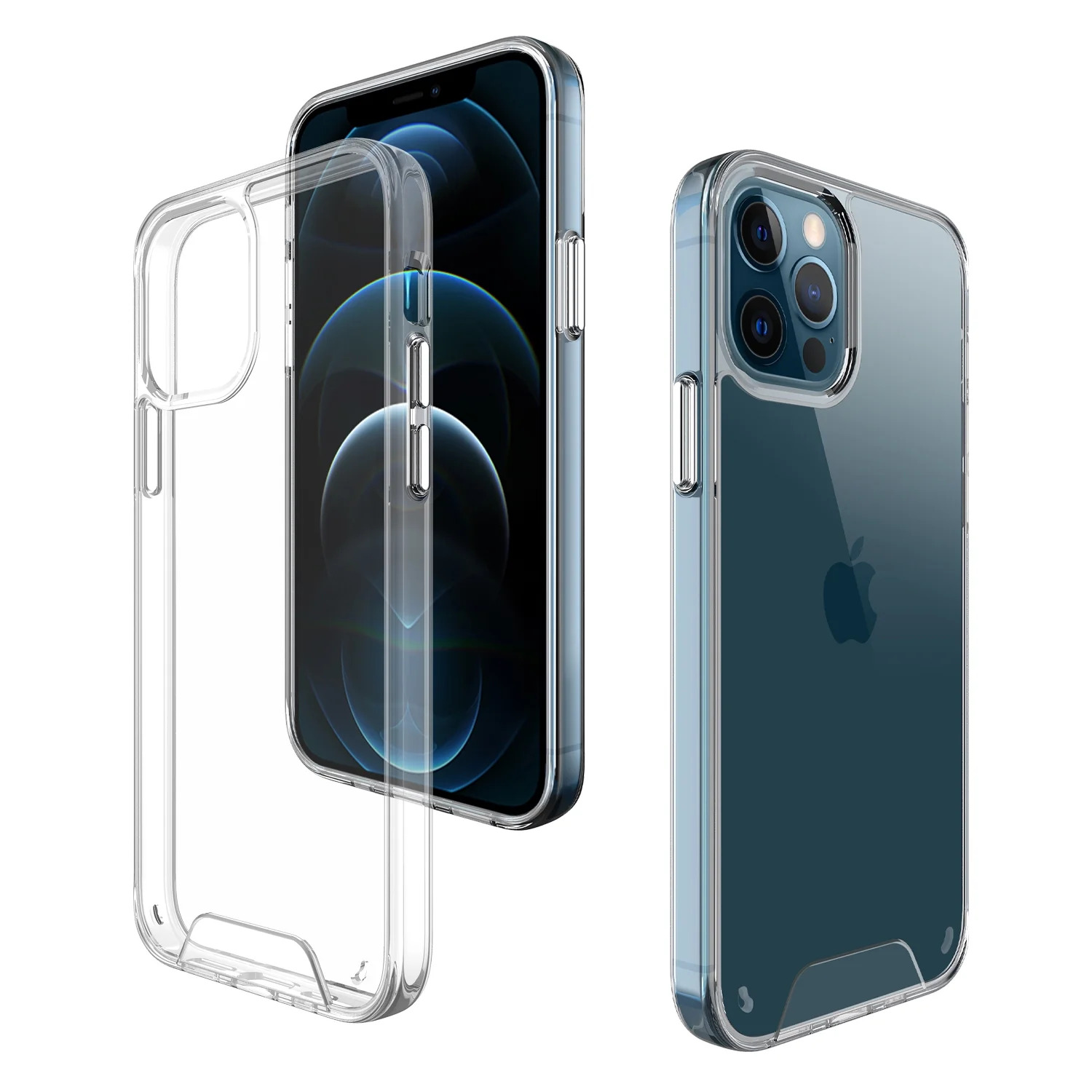 Ốp lưng iPhone 12 Pro Max viền dẻo lưng kính
