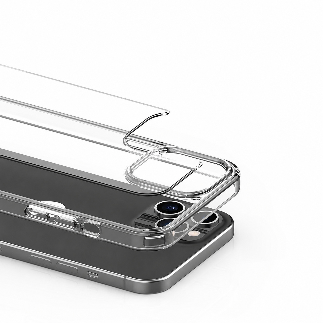 Ốp lưng iPhone 12 Pro Max viền dẻo lưng kính