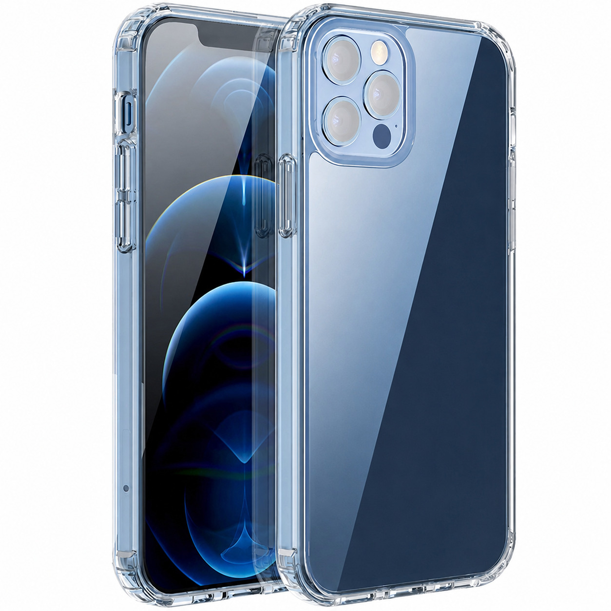 Ốp lưng iPhone 12 Pro Max viền dẻo lưng kính