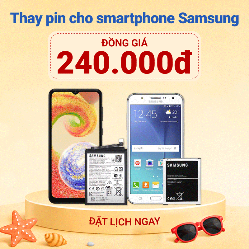 thay pin samsung 240 ngàn