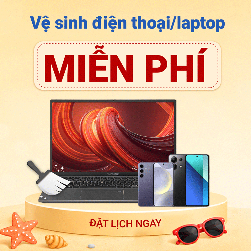 vệ sinh miễn phí