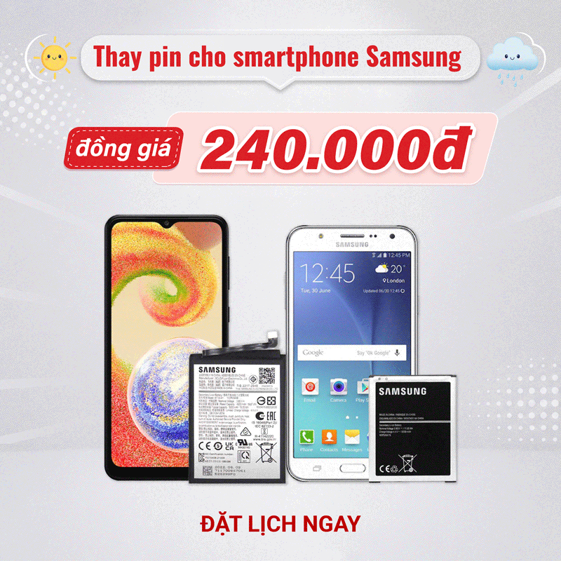 thay pin samsung 240 ngàn
