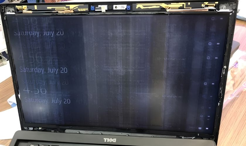 màn hình laptop bị sọc