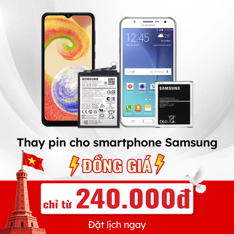 thay pin samsung 240 ngàn