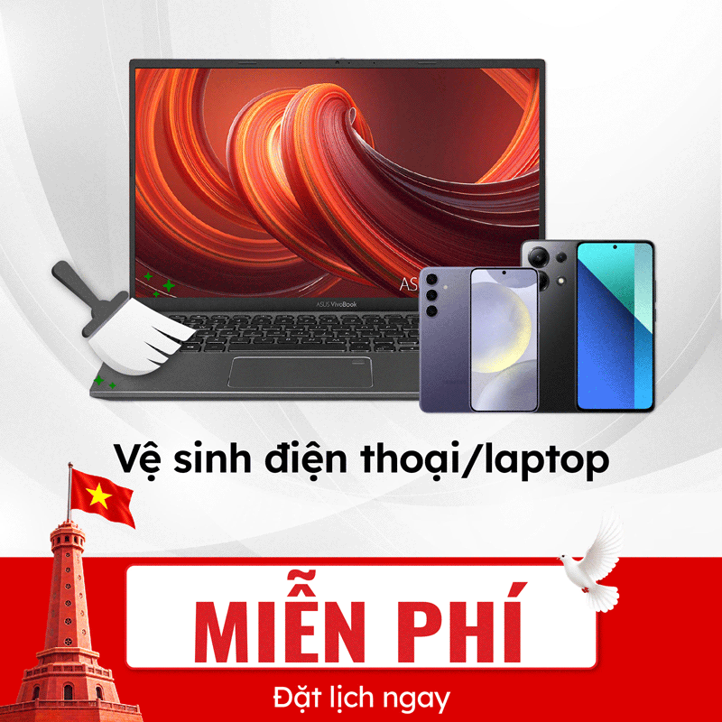 vệ sinh miễn phí