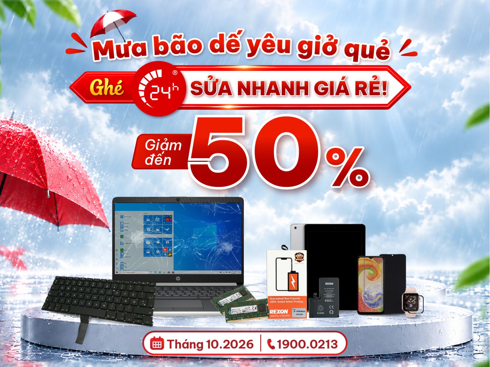 ưu đãi tháng 10