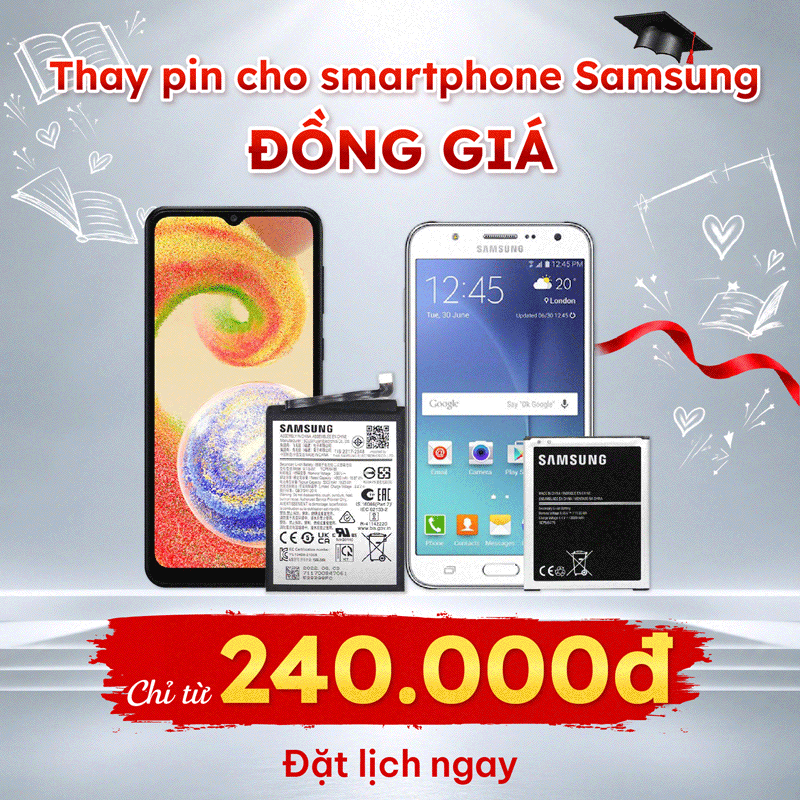 thay pin samsung 240 ngàn