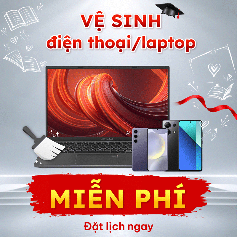 vệ sinh miễn phí