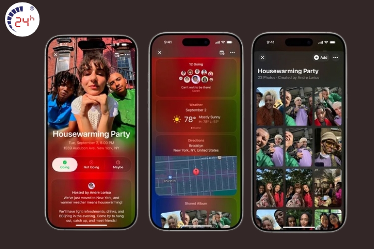 Tính năng tạo lời mời sự kiện trên Apple Invites