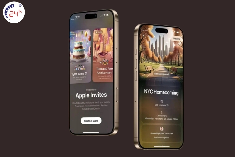 Ứng dụng Apple Invites tích hợp