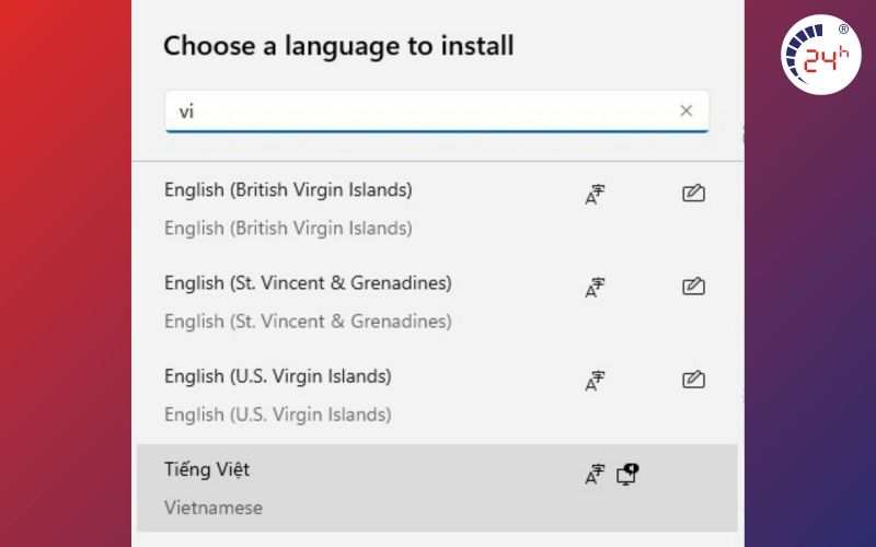 Vi sao khong cai duoc tieng viet cho win 11