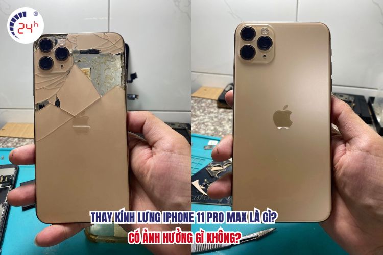 thay kính lưng iphone 11 pro max