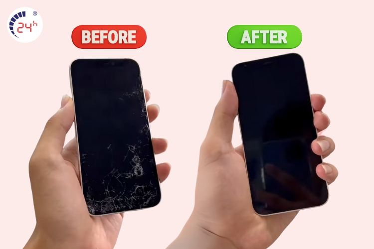 Thay mặt kính iPhone 12 Mini