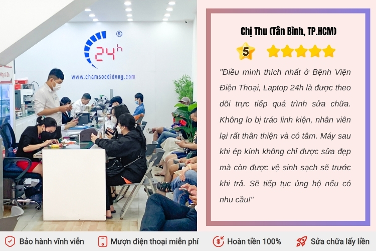 Thay mặt kính iPhone 12 Mini
