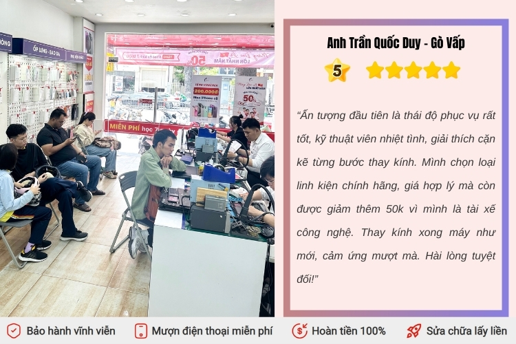 thay mặt kính iPhone 13 mini