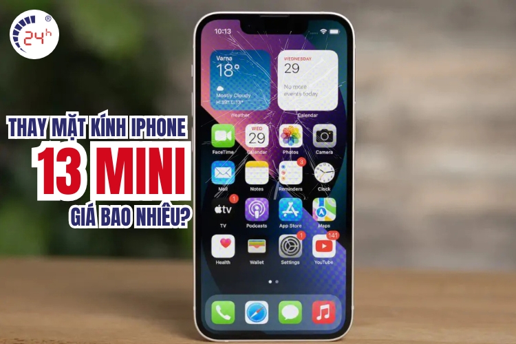 thay mặt kính iPhone 13 mini