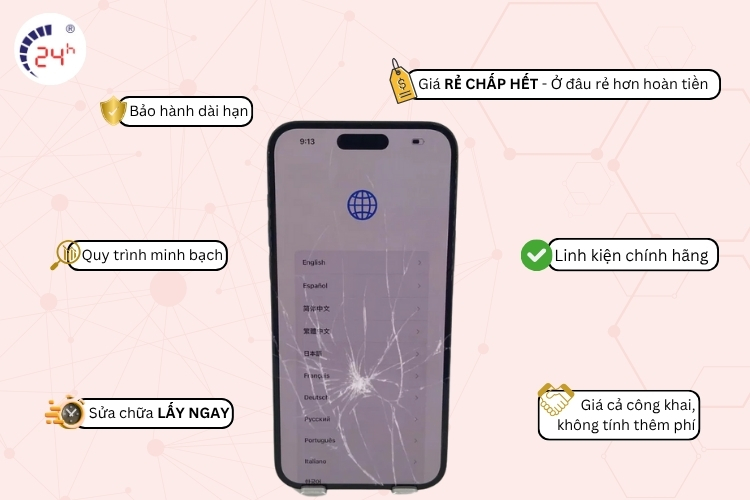 Lợi ích khi thay mặt kính iphone 15 plus tại chamsocdidong.com