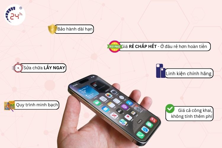 thay mặt kính iphone 16