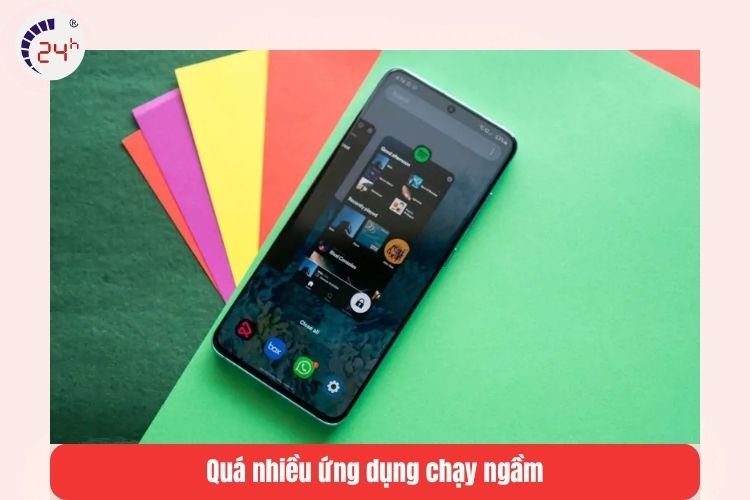 Samsung A50 có quá nhiều ứng dụng chạy ngầm gây hao tuổi thọ pin