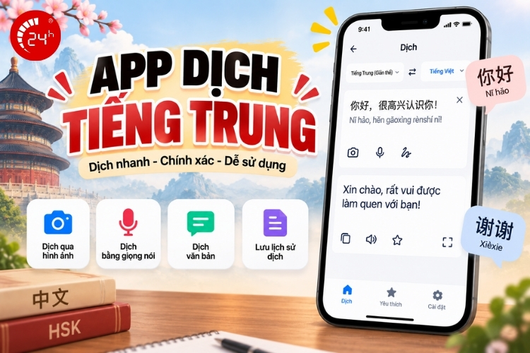 App dịch tiếng Trung