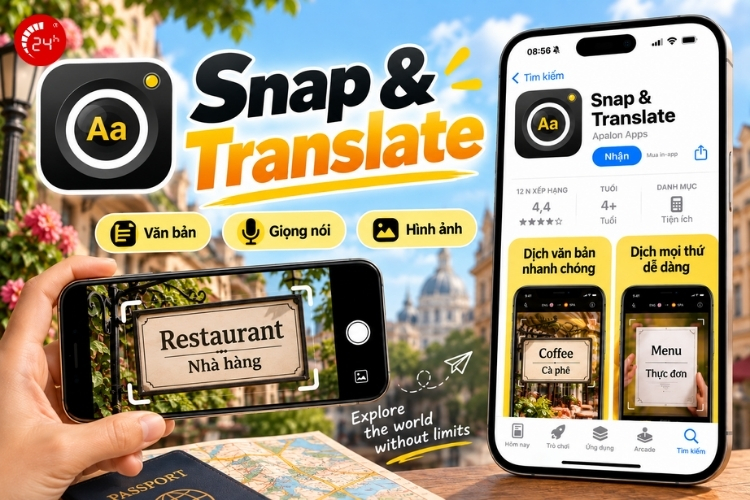 Snap & Translate dịch tiếng Trung