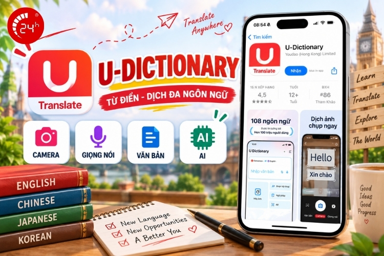 U-Dictionary dịch tiếng Trung
